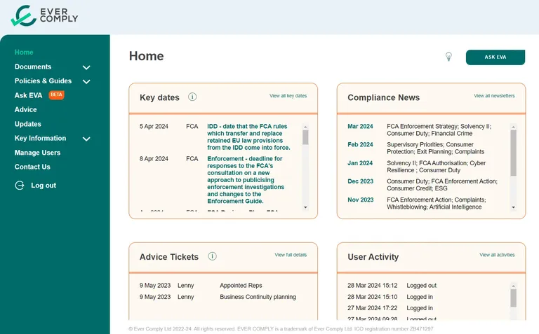 policies example page